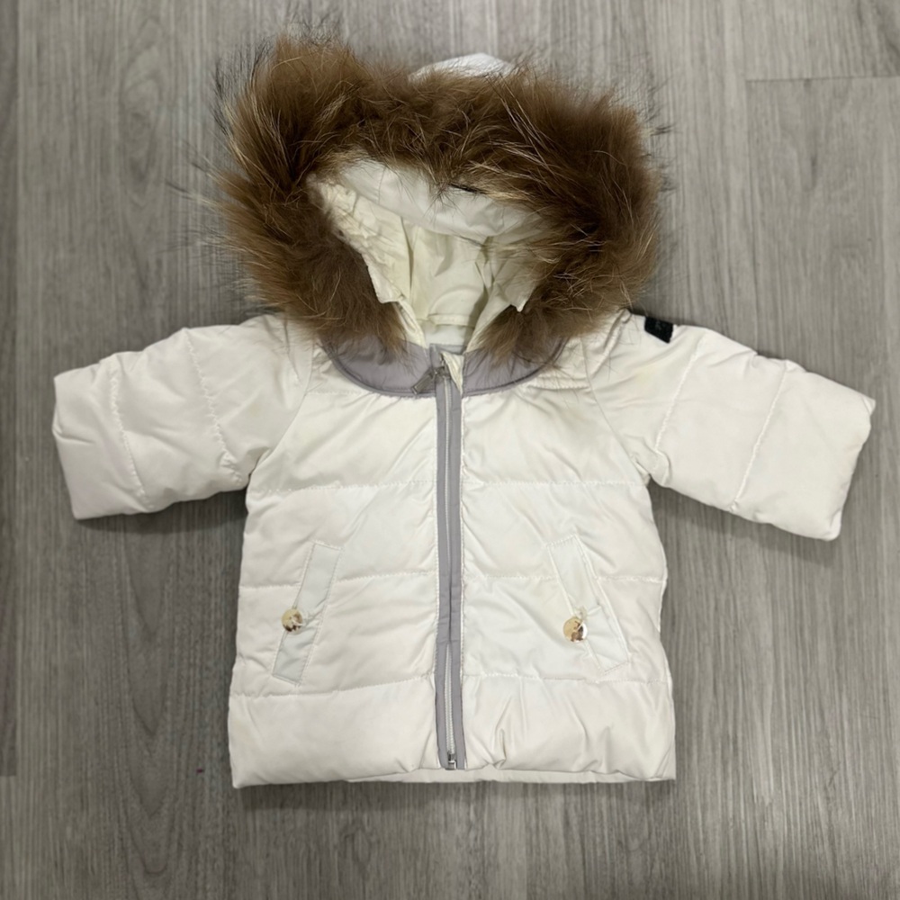 Pramie Down White Coat - Size 3M